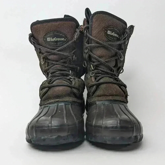 LaCrosse Thinsulate Leather Hunting Duck Boots - Picture 6 of 10
